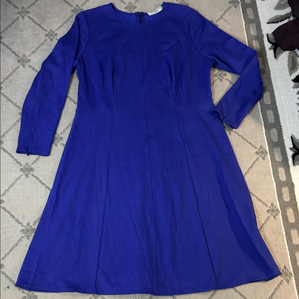 MM Lafleur Purple Long Sleeve Dress